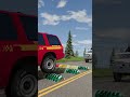 Colorful Cars vs Speed Bumps 55 BeamNGdrive