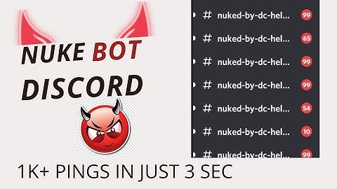 HOW TO MAKE NUKE DISCORD NUKE BOT IN PHONE/PC | NUKE BOT V2 |1K+ PINGS IN 3SEC |#nukebot