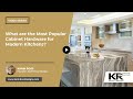 What are the Most Popular Cabinet Hardware for Modern Kitchens? | Karin Ross Designs
