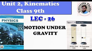 Motion under gravity |gravitational acceleration