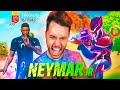 JUGANDO CON LA SKIN DE NEYMAR JR EN FORTNITE - TheGrefg