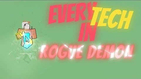 [SLIGHTLY OUT-DATED] EVERY TECHNIQUE IN THE GAME! | Rogue Demon