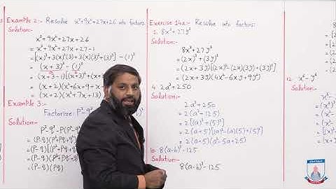 Class 8 - Mathematics - Chapter 14 - Lecture 01 - Ex #14a(Q1-12) - Allied School