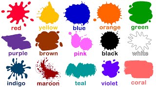 50 Color Names in English and Chinese | 50 種顏色的英文和 ... 