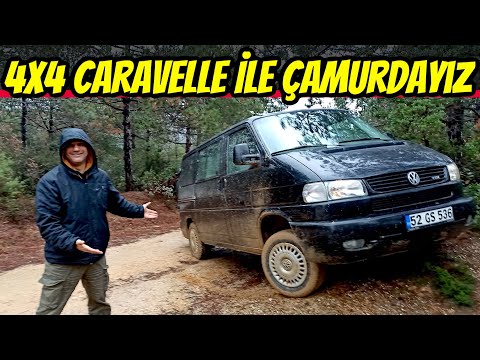 4X4 | VW Caravelle Syncro ile çamurda Off-Road | 20'den fazla T4 Caravelle toplayan çılgın kim?