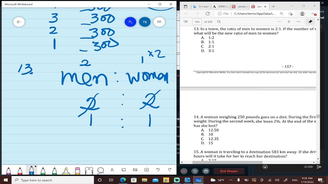 ASVAB PREP ARITHMETIC REASONING YouTube