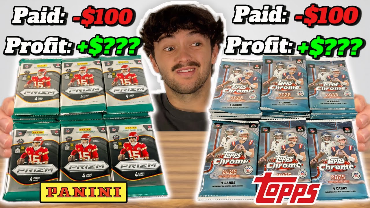 I Tested Prizm vs. Topps Chrome (IT WASN'T CLOSE AGAIN)