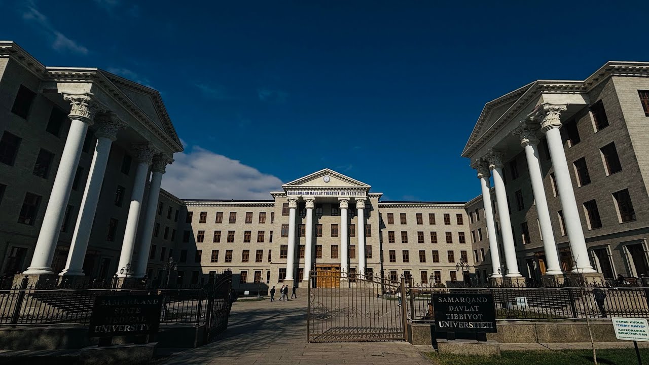 Samarkand State Medical University Campus Tour! 🩺🥼 Uzbekistan 🇺🇿