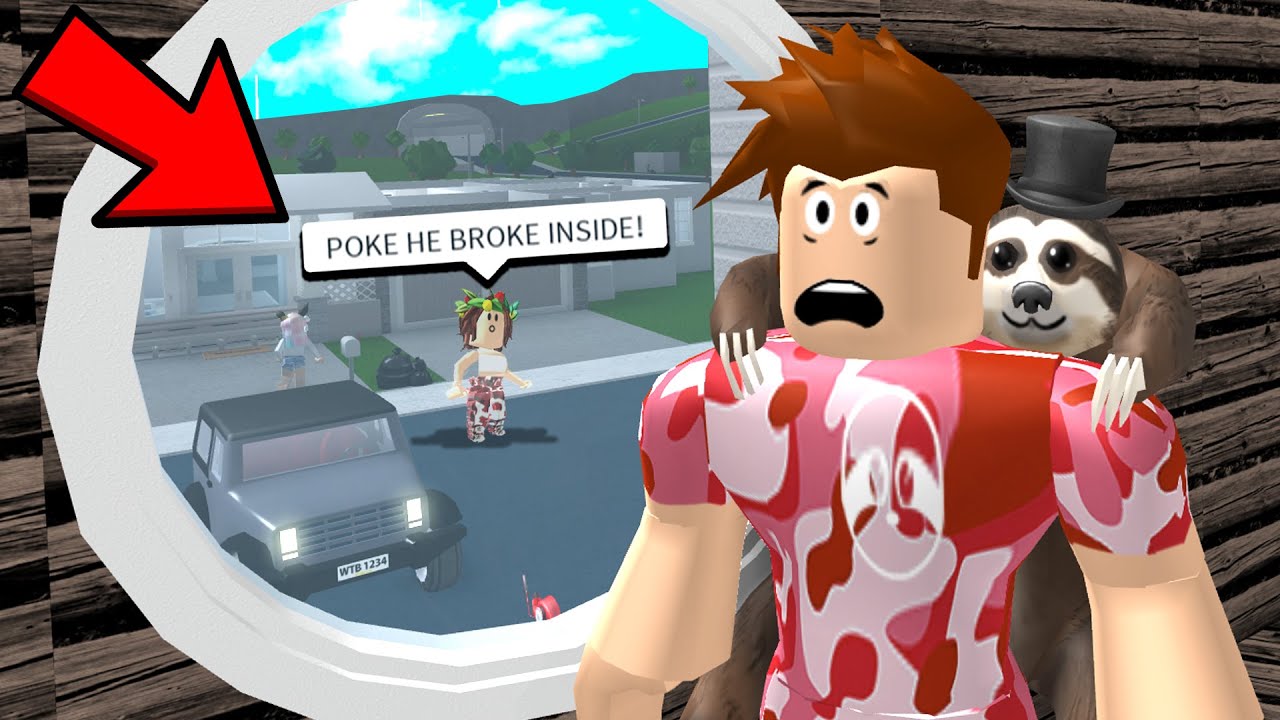 I Had To Hide From A Stalker And He Broke Into My Home Roblox