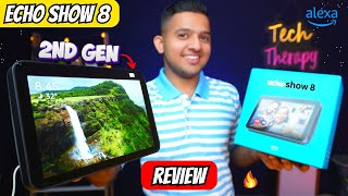 Amazon Echo Show 8 (2nd Gen) Review !⚡Alexa Smart Speaker With 13MP Camera ! 🔥🔥