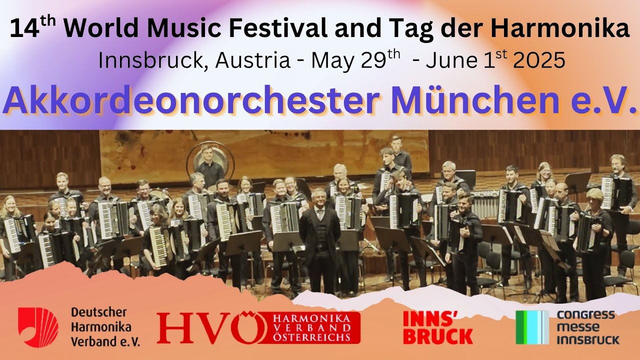 Introduktion, Scherzo-Toccata by G. Tschernov & Rhapsodia by A. Atarov - Akkordeonorchester München