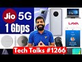 Tech Talks #1266 - Jio 5G 1Gbps Launch, OnePlus 9 Launch, Redmi Note 10, Lava Laptops, Oppo A33 2020
