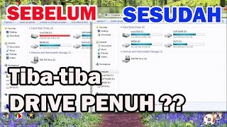 Mengatasi Penyimpanan Komputer Tiba-Tiba Penuh (Drive C Hardisk Penuh)