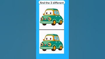 find the 3 different || #228 || finding || #puzzle​ #different #game #shorts #shortfeed