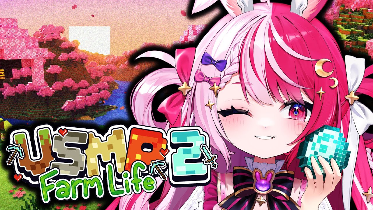 【VSMP Farm Life】I'm excited to play with cute girls again!! 🎀 - YouTube