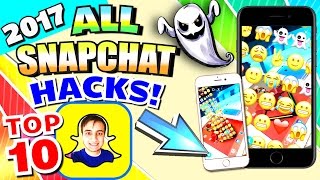 ALL TOP 10+ Snapchat TRICKS 2017 for iPhone and Android - Save Snaps, Cool Effects, & MORE! screenshot 1