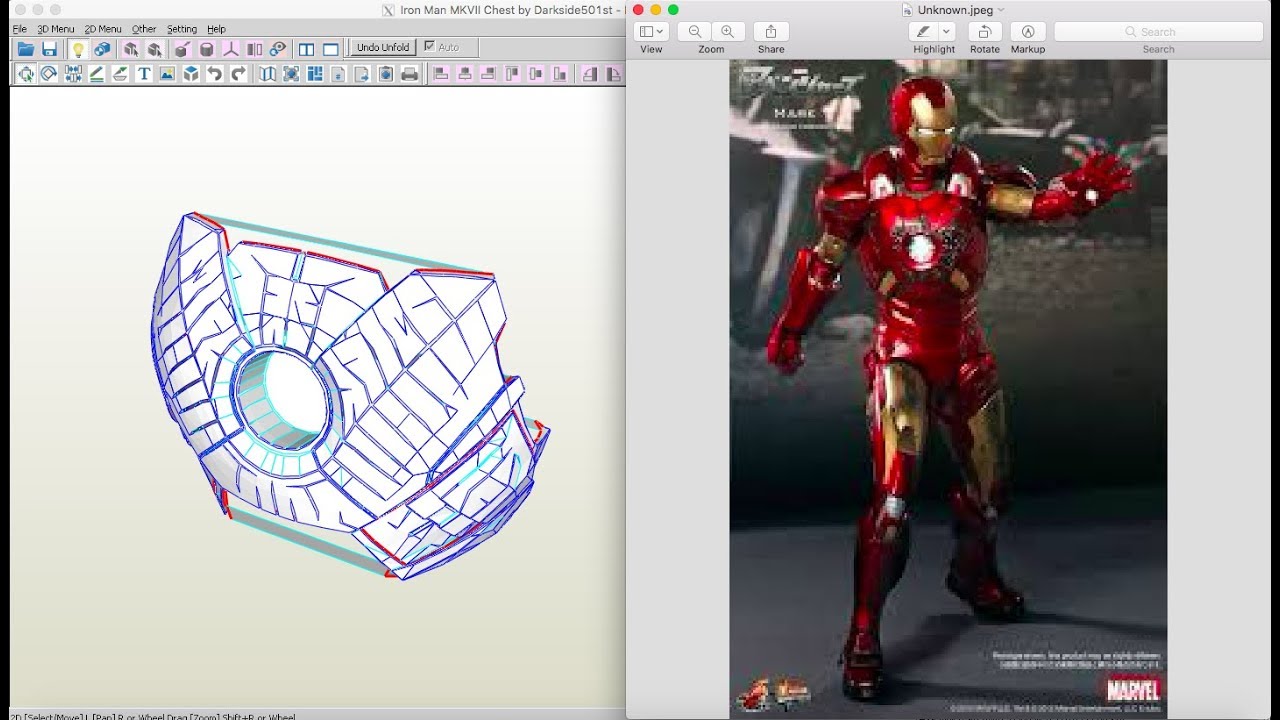 iron man pepakura files free download