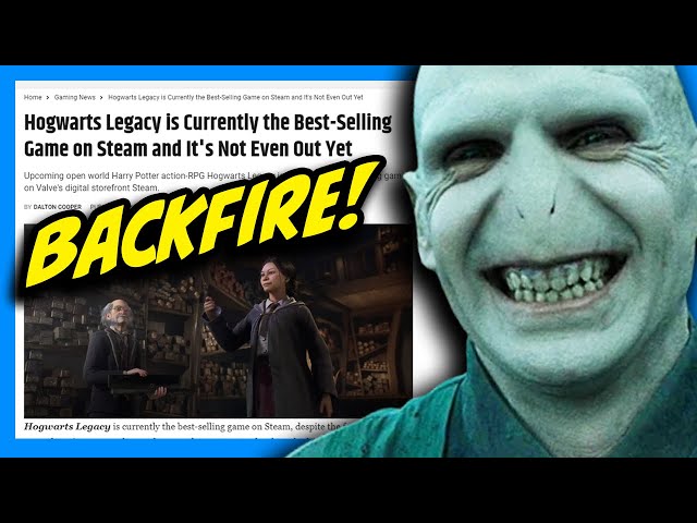 Hogwarts Legacy Boycott BACKFIRES! Pre-Orders TOP Steam Sales Chart! 