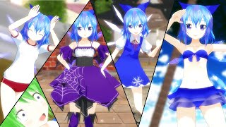 可愛さ氷点下突破💙チルノのアイドルダンスショー!【Touhou / MMD】 thumbnail