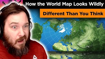 Russia is TINY?! How the World Map Looks Wildly Different Than You Think [Reaction]