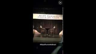 150903 The Scorch Trials Press Tour In Brazil Day 3 Snapchat Story - Mazerunnernobrasil