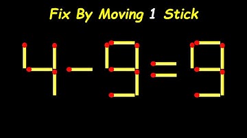 IQ Test: Move One Matchstick to Make the Equation Correct!
