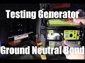 Ricks DIY Testing Portable Generator for Ground Neutral Bond, Bonding Check Test