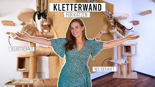 selbstgebaute Kletterwand für Katzen / DIY für die Katze / Kratzbaum und Klettermöbel - Amely Rose