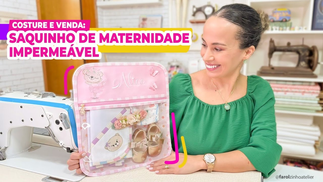Costure e Venda Saquinho de Maternidade Impermeável