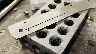 Fabrication couteau linerlock modèle Légato