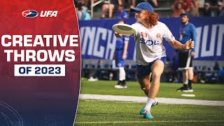 18 minutes of creative touch throws from the 2023 season | #ultimatefrisbee