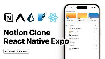 Building a Notion Clone with React Native Expo & Prisma | Local-First Tutorial