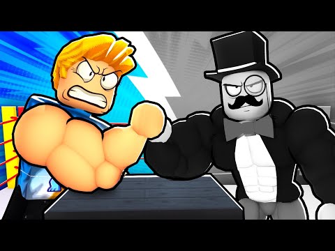 Traveling Back in Time in Roblox Arm Wrestle Simulator