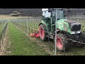 Fischer gl4 variwidth vineyard mower