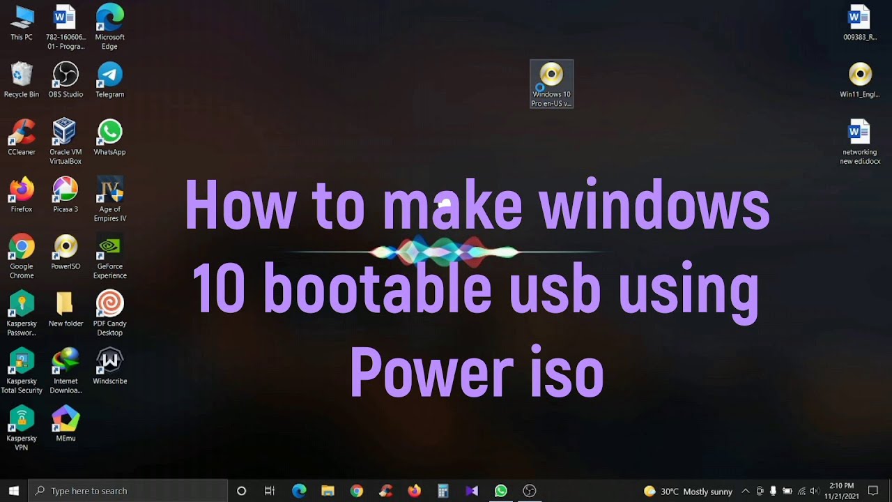 How To Create a Bootable USB Flash Drive - YouTube