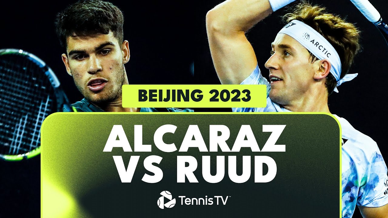 Carlos Alcaraz vence Casper Ruud e avança as semifinais do ATP 500 de Pequim  