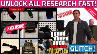 How To Unlock ALL Bunker Research Fast GLITCH In GTA 5 Online! Bunker Research! Get Fast Track Guide