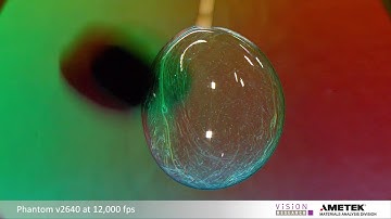 Phantom v2640 Ultrahigh-speed Camera - Schlieren Imaging