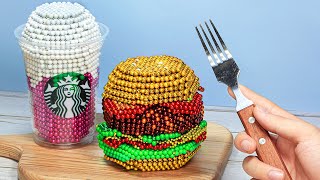 Aimez vous les BURGERS et les MILKSHAKES | Boules magnétiques satisfaisantes DIY by La Cuisine Magnétique  10,092 views 4 months ago 8 minutes, 37 seconds