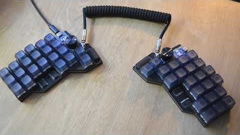 Hall-Effect split keyboard using KMK & RP2040