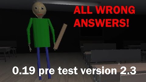 BAEiaFSR 0.19 pre2.3 math Wrong answers - Baldi