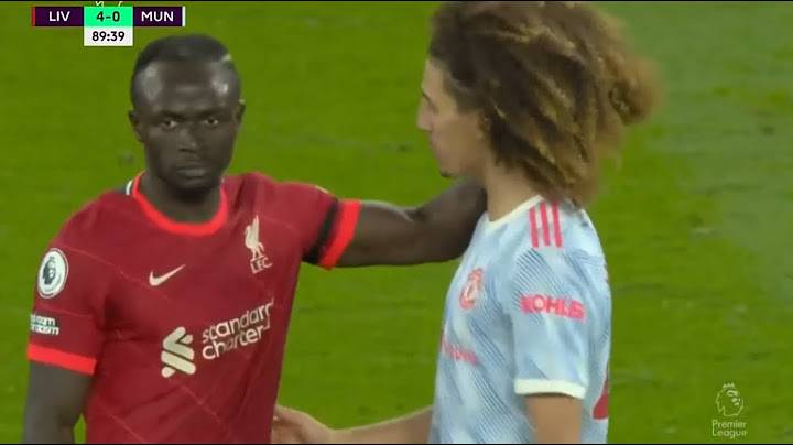 Regardez Le Match de Sadio Mané contre Man U