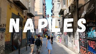 Naples, Italy 🇮🇹 Walking Tour in Old City. 4K