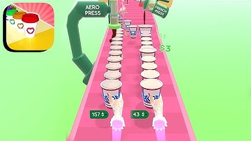 Coffee Stack ​- All Levels Gameplay Android,ios (Levels 146-147)