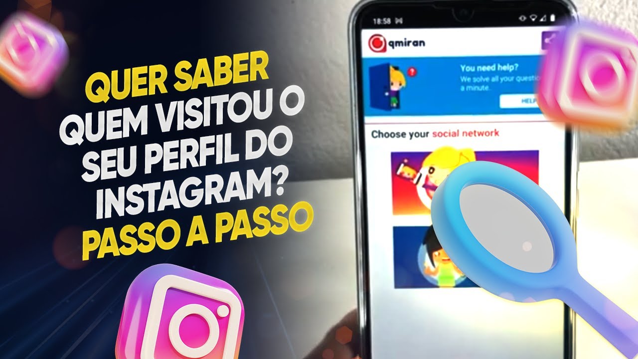 Como saber QUEM VISITOU o seu perfil do Instagram? Passo a passo - YouTube