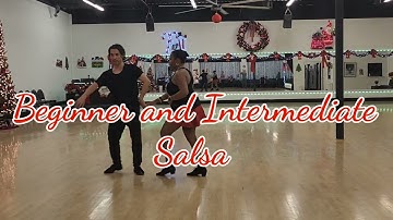 Beginner and Intermediate Salsa: Pivot turns Inside and outside