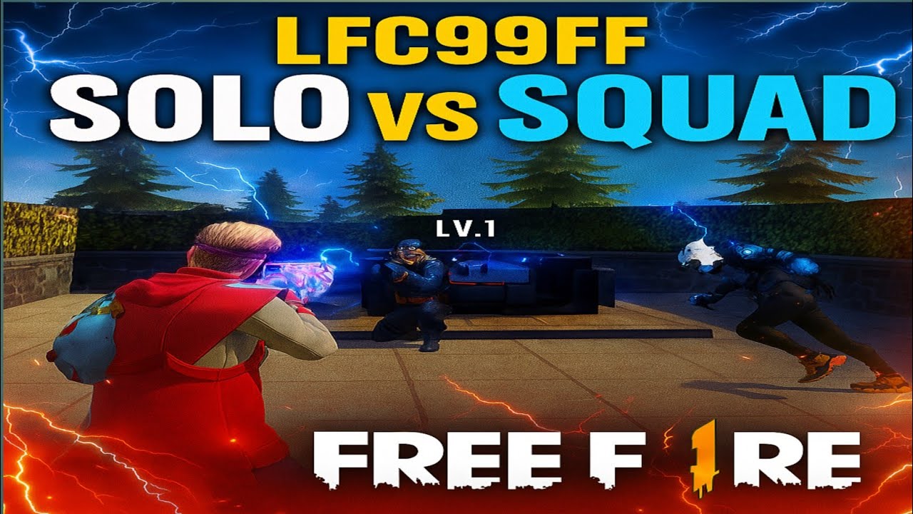 "1v4 Clutch 🔥 | Free Fire Solo vs Squad Insane Gameplay | Pro Headshots ...