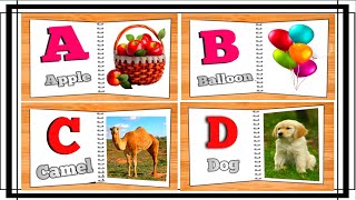 abc for kids/flipbook/a for apple/#abcd #aforapple #alphabet