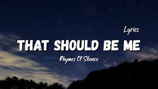 That Should Be Me | Romantic Love Song | Emotional Love Song 2026 ❤️ | With Lyrics