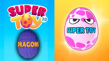 SUPER TOY 3D: Dragons - Gameplay ALL LEVELS | Android and iOS